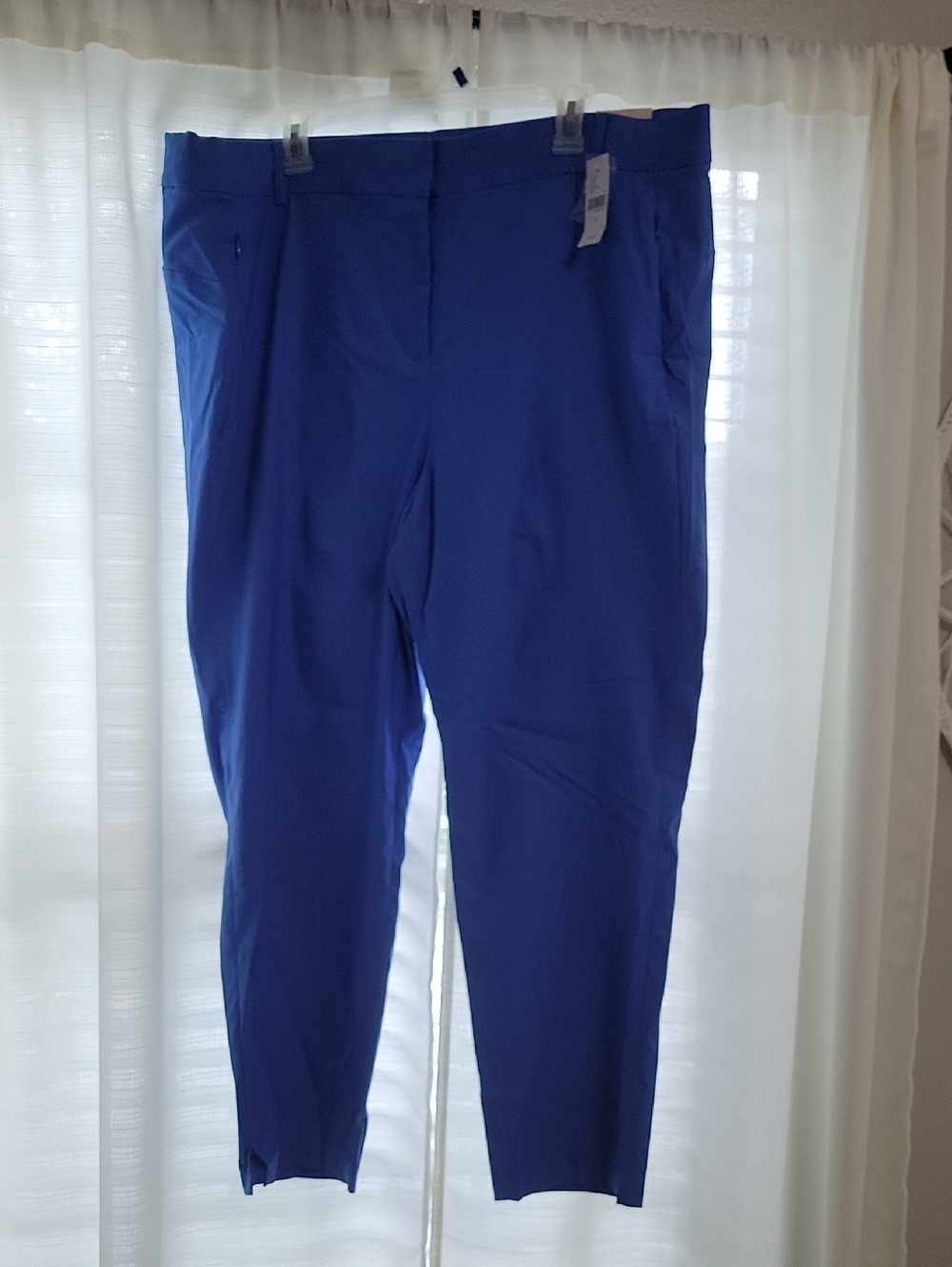 Lane Bryant Bold Cloud Blue 4 Season Slim Ankle Pants
